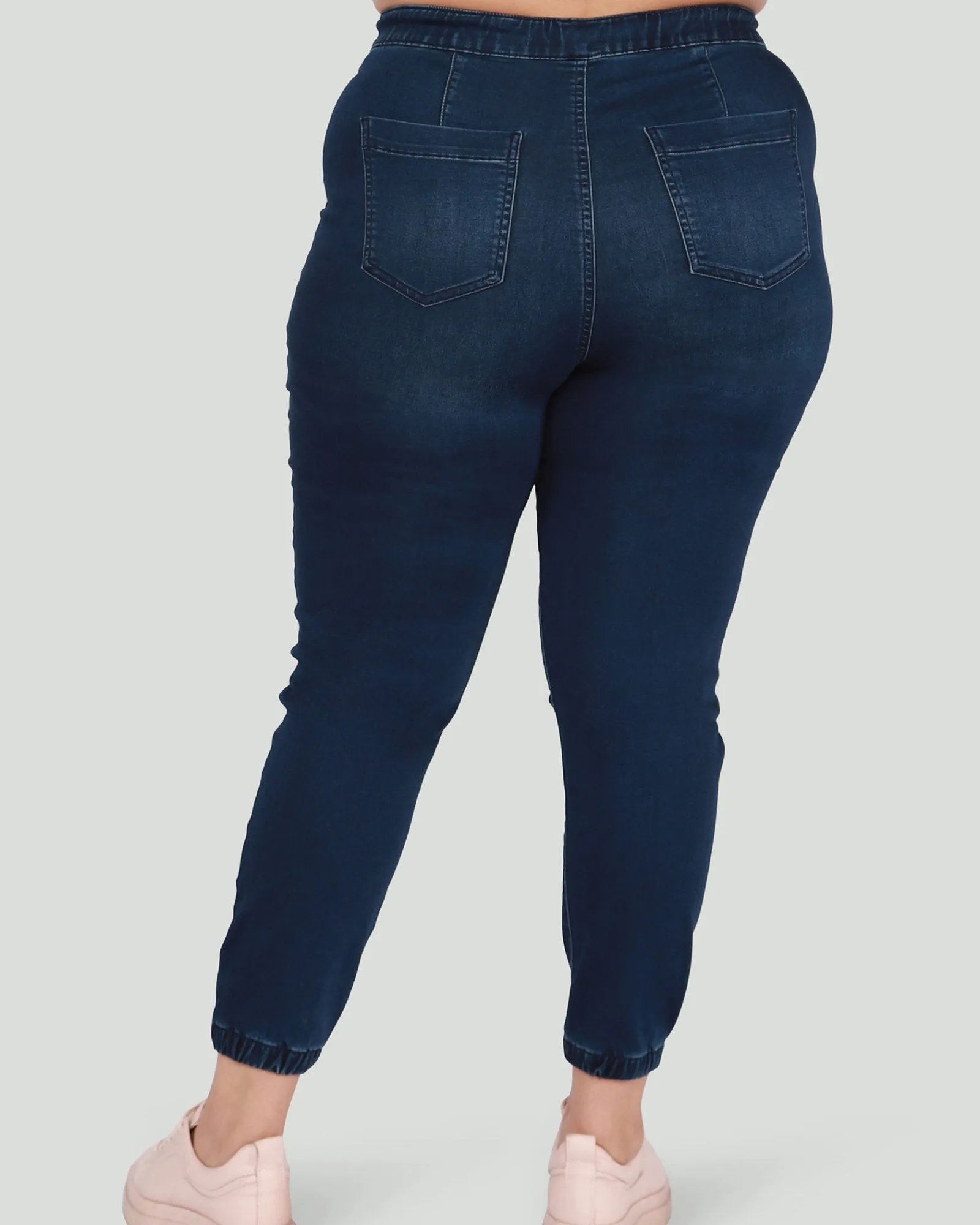 Bailey High Rise Jogger | Dark Indigo Wash