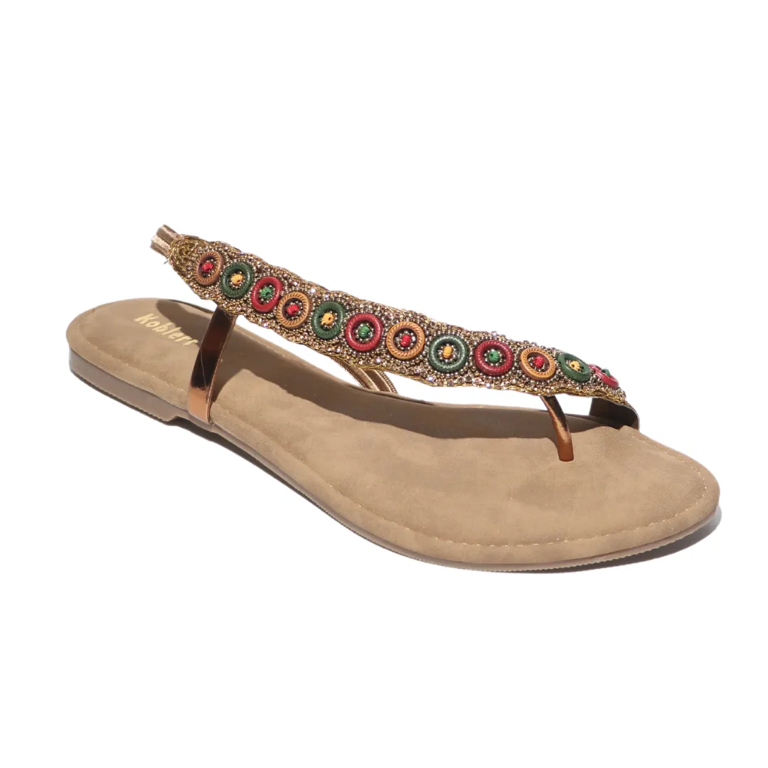 Beaded Asymmetrical Flats