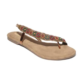 Beaded Asymmetrical Flats