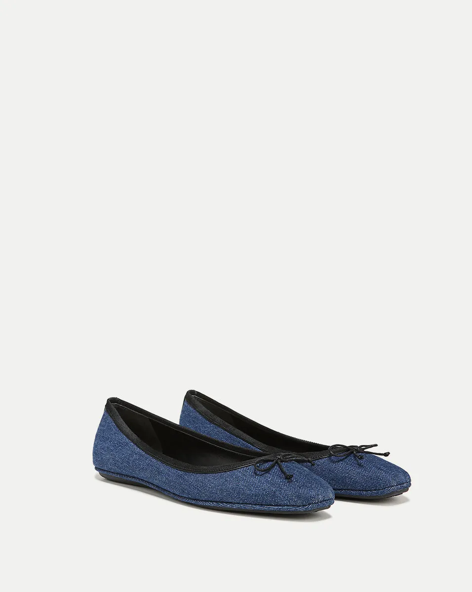 Beatrix Denim Ballet Flat