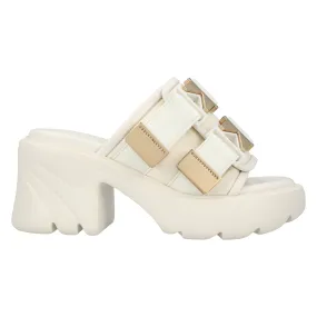 Bottega Veneta Flash Mule white