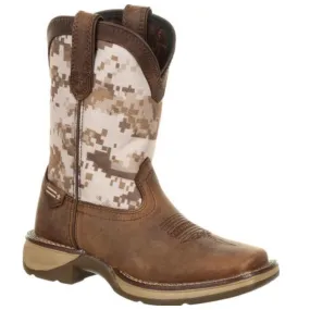 DBT0208C Durango Kids Lil Rebel Desert Camo Western Boot