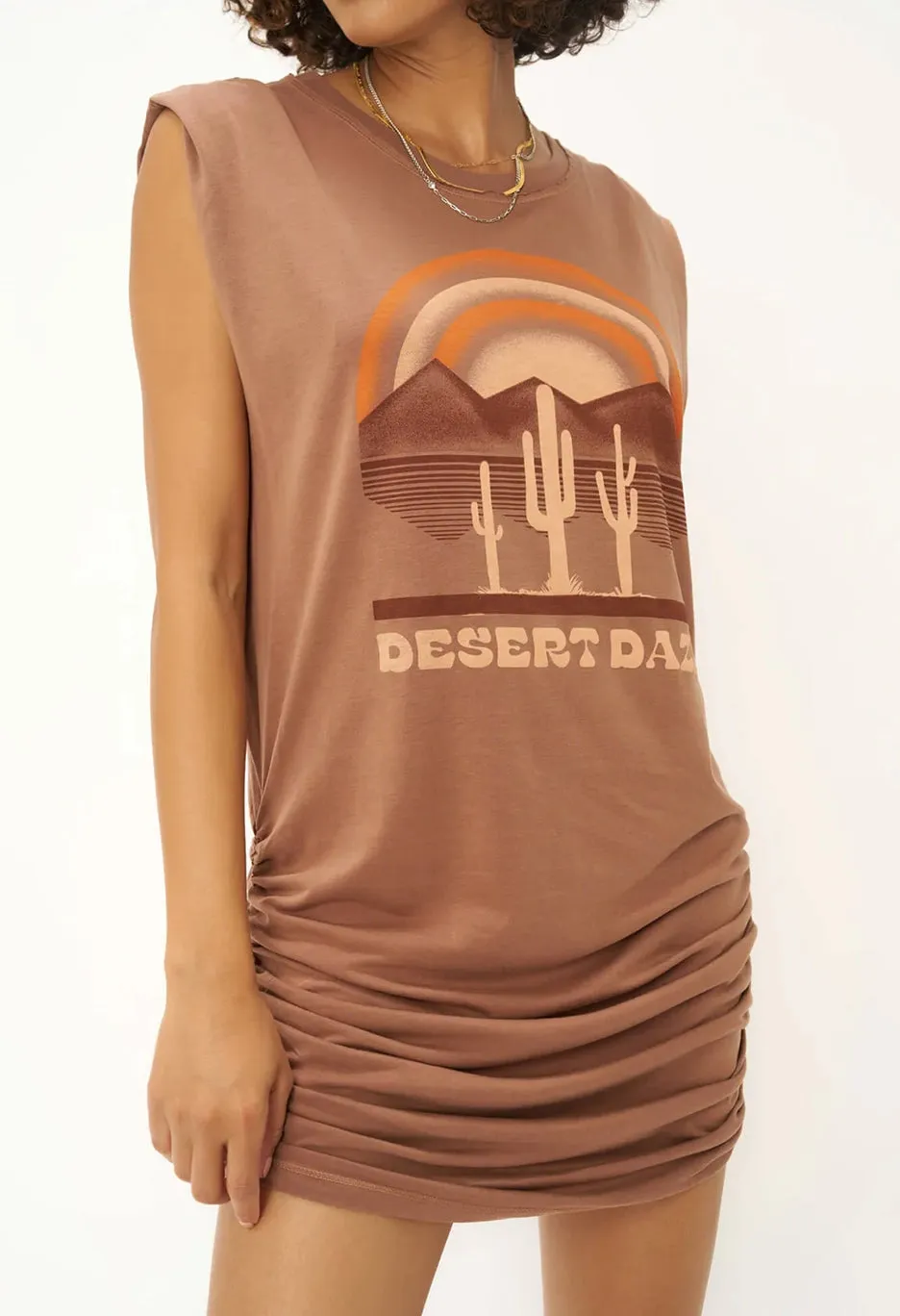 Desert Daze Side Ruched Dress