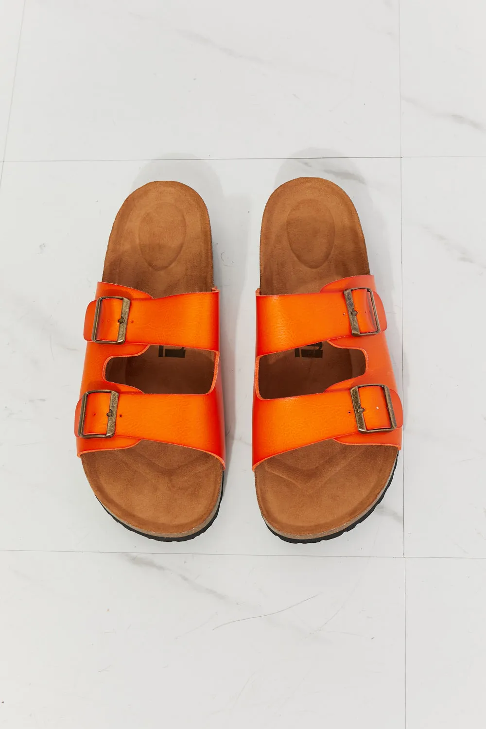 Double Banded Slide Sandals