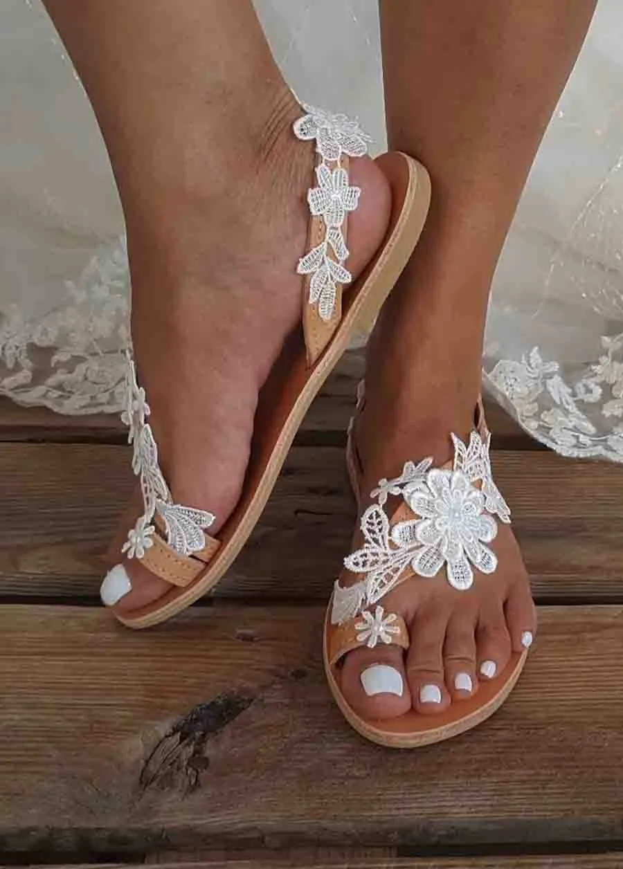 Flower Decorative Summer Sandals