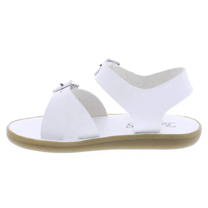 Footmates Eco-Tide Sandal - White Micro