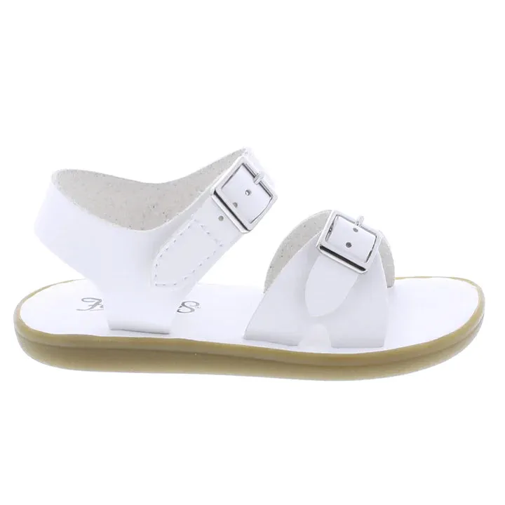 Footmates Eco-Tide Sandal - White Micro