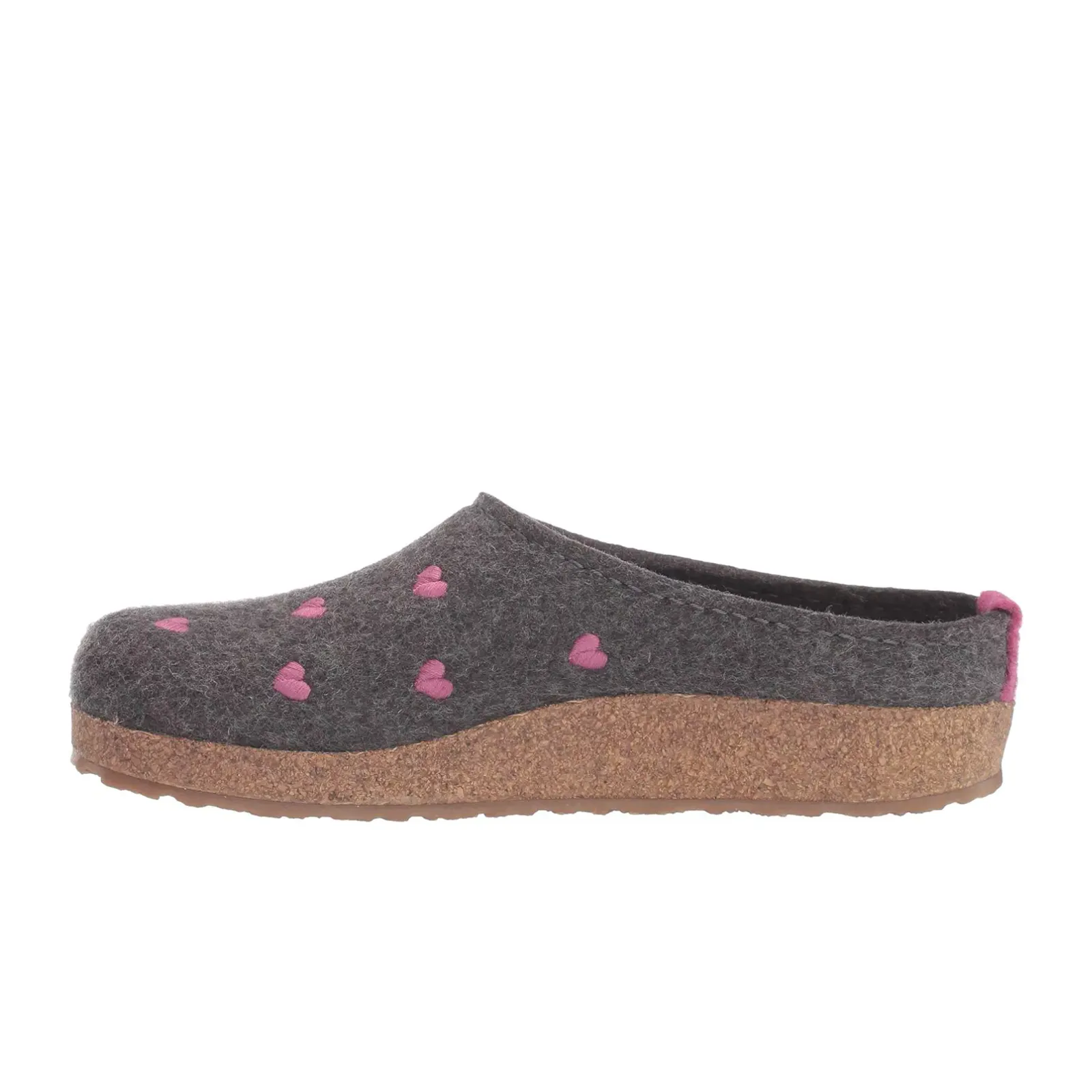 Haflinger Cuoricini Clog (Women) - Grey