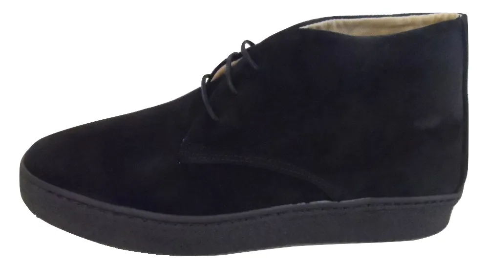 Ikon Original Mens Black Ikonik Suede Desert Boot