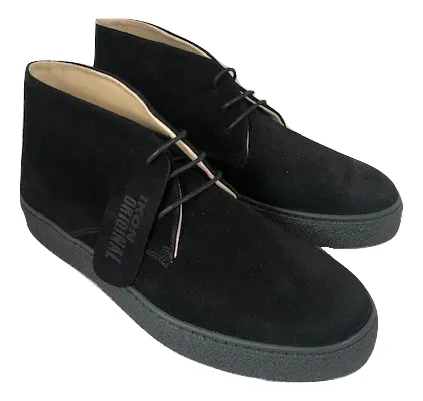 Ikon Original Mens Black Ikonik Suede Desert Boot