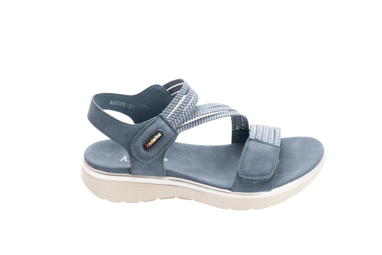 IVACHY Women's Sporty Comfort Sandals with Adjustable Velcro Straps - Cushioned Footbed, A68305