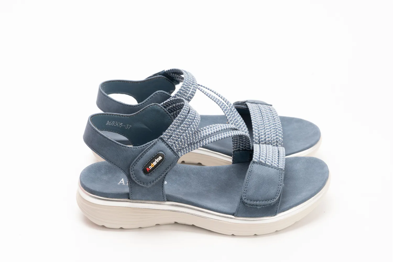 IVACHY Women's Sporty Comfort Sandals with Adjustable Velcro Straps - Cushioned Footbed, A68305