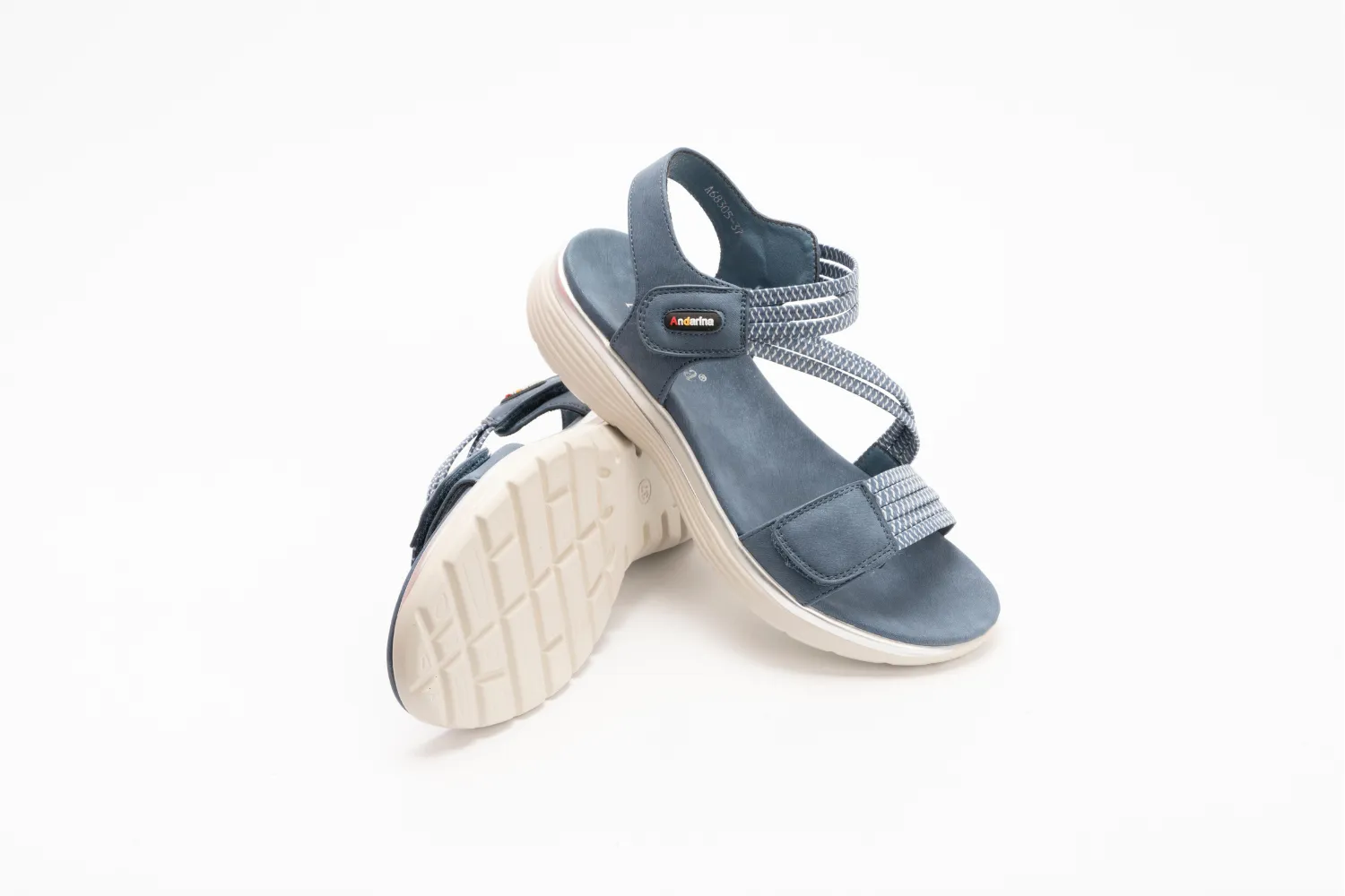 IVACHY Women's Sporty Comfort Sandals with Adjustable Velcro Straps - Cushioned Footbed, A68305