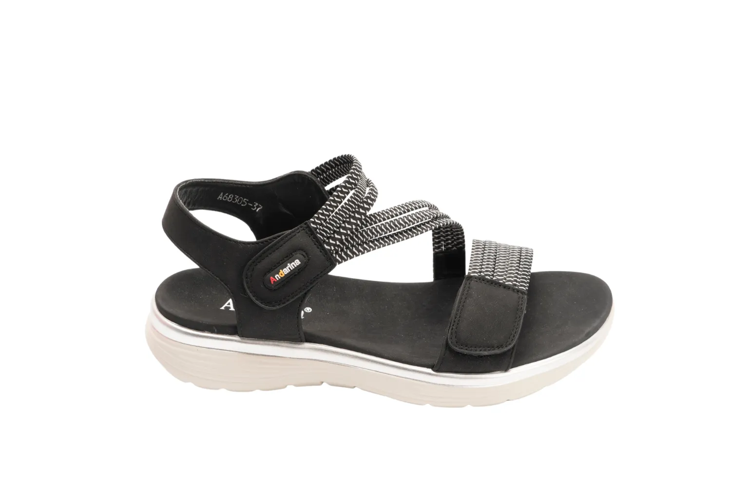 IVACHY Women's Sporty Comfort Sandals with Adjustable Velcro Straps - Cushioned Footbed, A68305