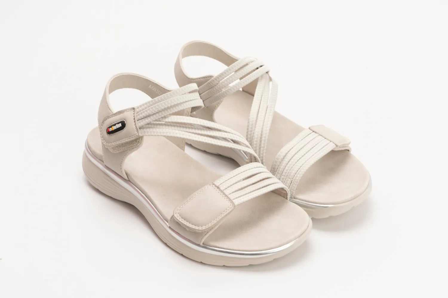 IVACHY Women's Sporty Comfort Sandals with Adjustable Velcro Straps - Cushioned Footbed, A68305