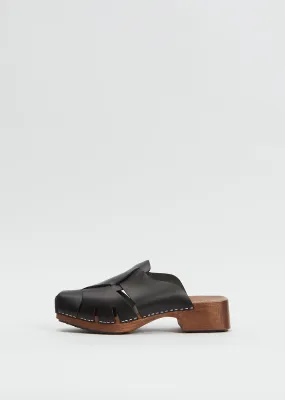 Licia Mule Clog — Black