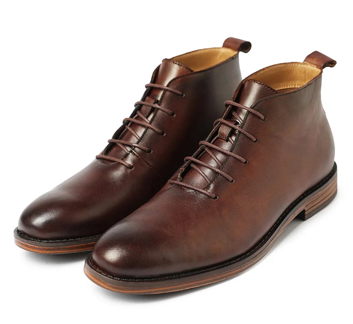 Men's Plain Chukka Ankle Boots