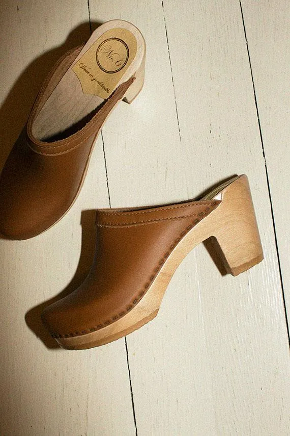 Palomino Old School Clog on High Heel