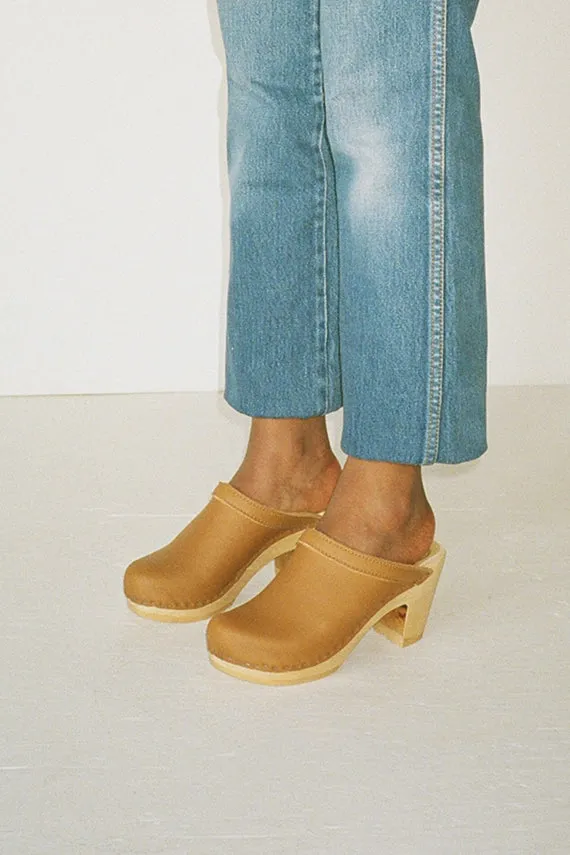 Palomino Old School Clog on High Heel