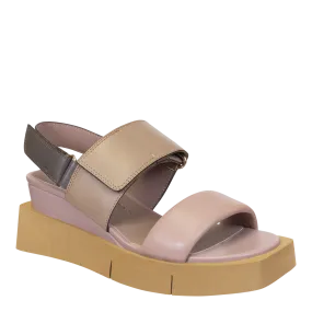 PARADOX in ECRU Wedge Sandals