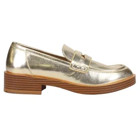 Porter Metallic Penny Loafers