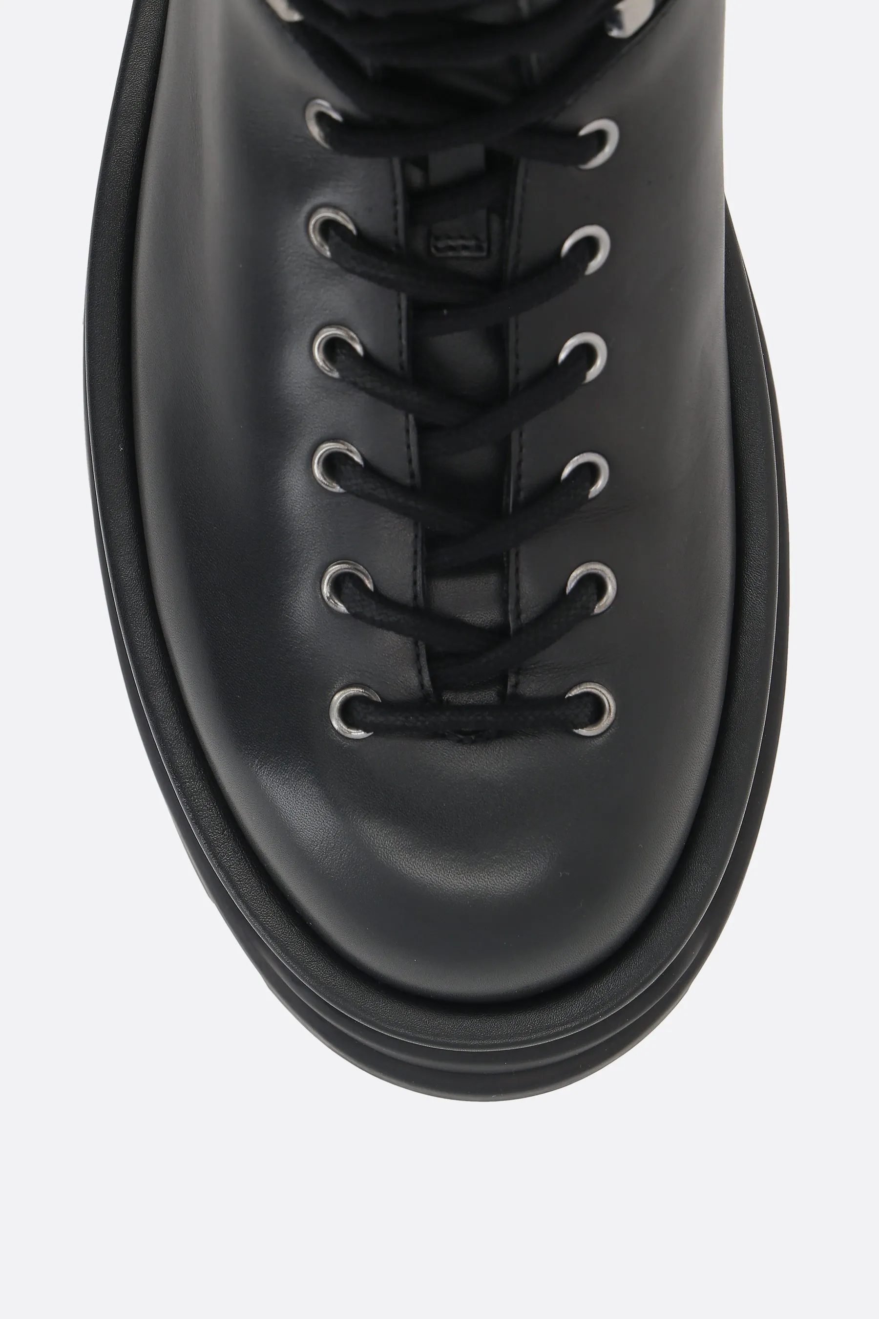 Semi-Gloss Combat Boots