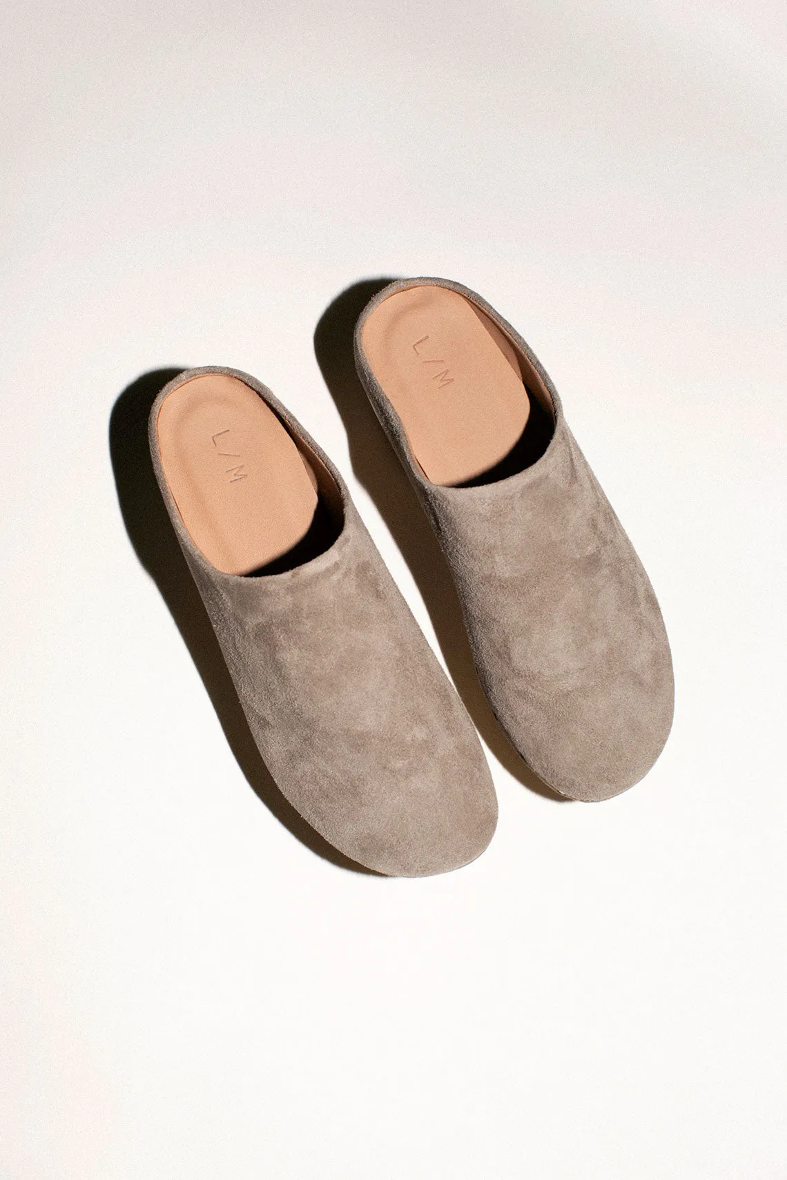 Stone Suede Contour Clog