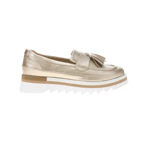 Tess Metallic Platform Loafers