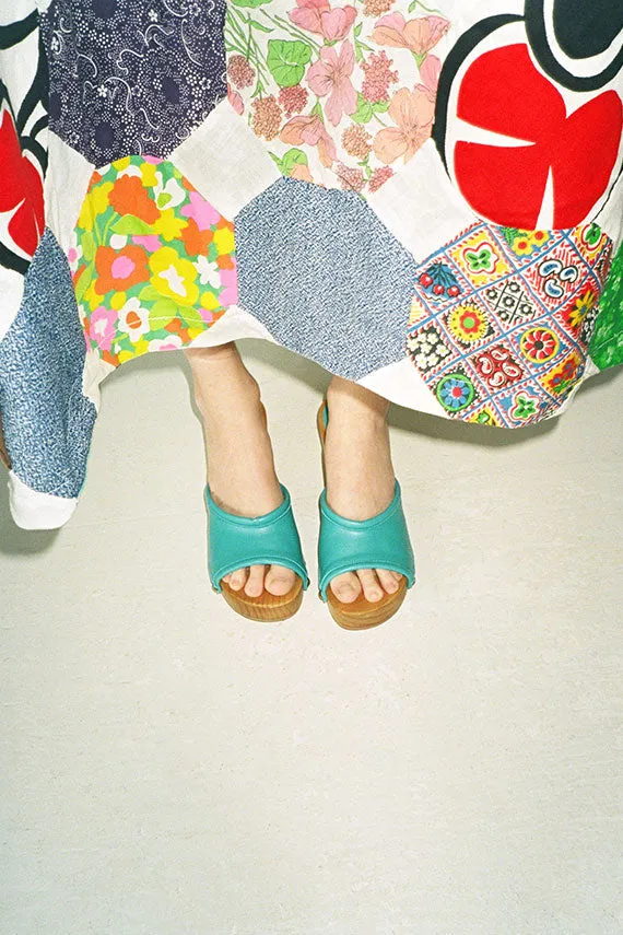 Turquoise Beatrice Clog